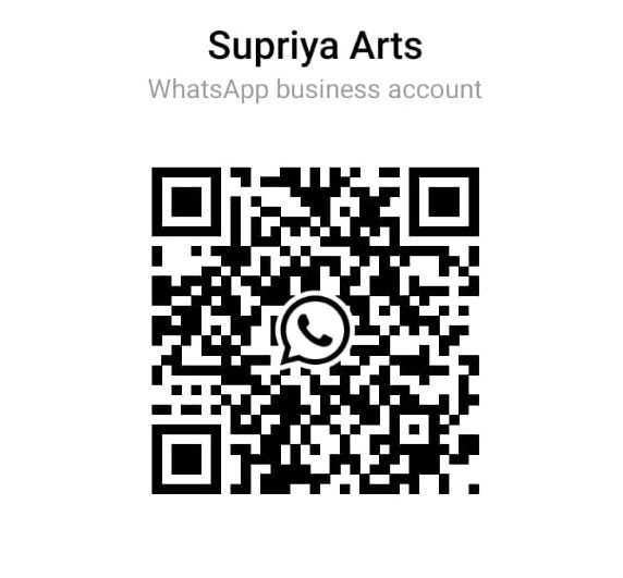Supriya Arts Whatsapp QR Code